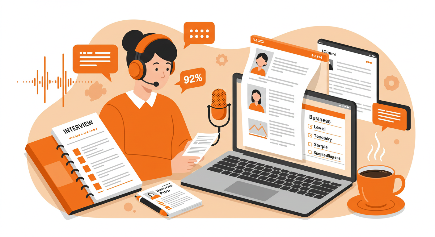 Professional English learning setup