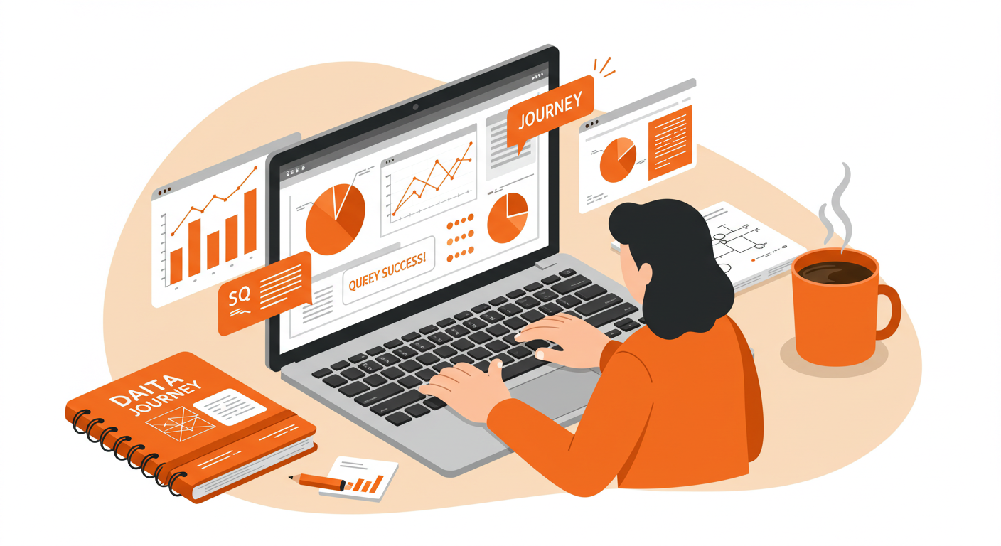 Data learner practicing skills