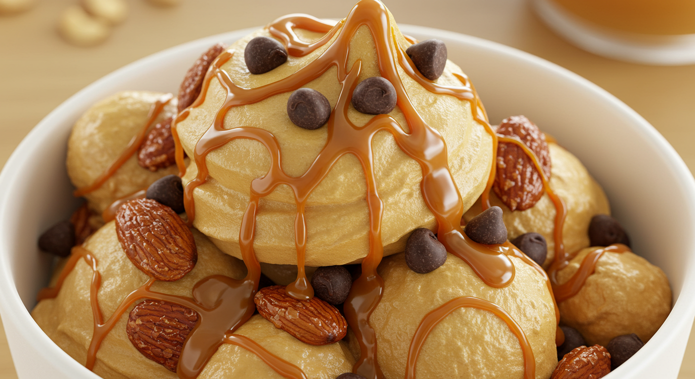 Caramel Crunch Frozen Yogurt