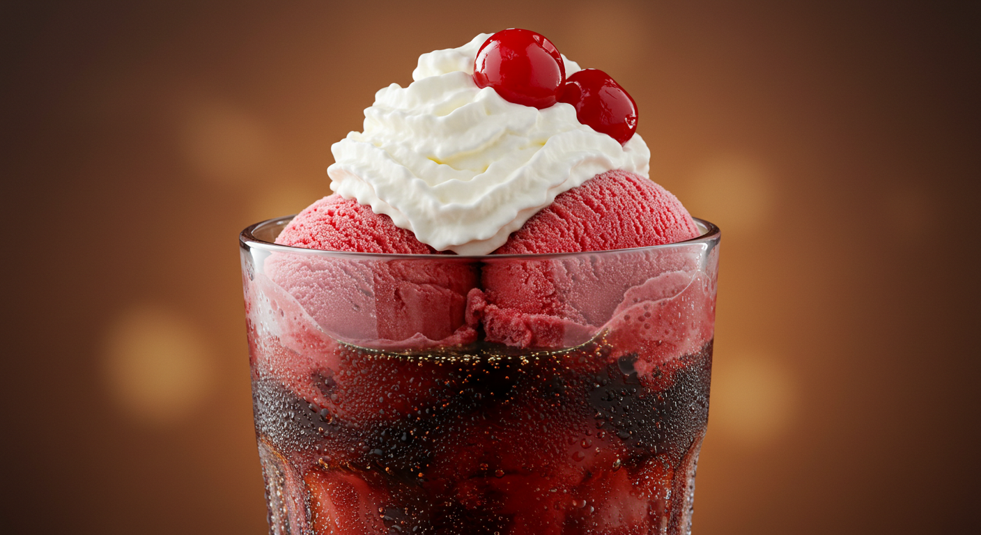 Cherry Cola Float