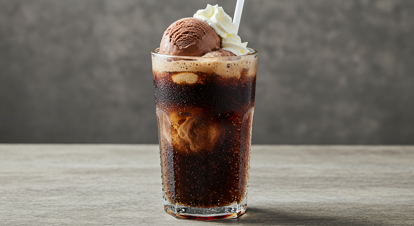 Cola and Chocolate Float