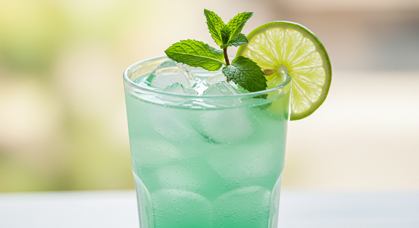 Mint Green Iced Tea
