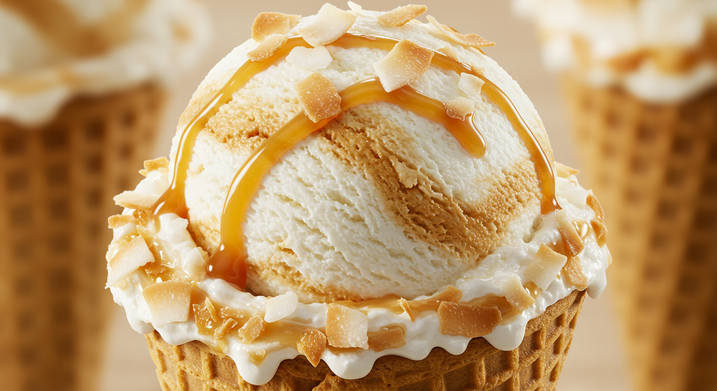Coconut Caramel Swirl