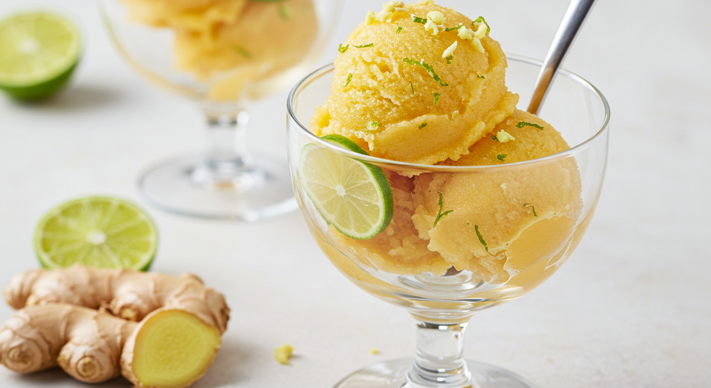 Ginger Lime Sorbet
