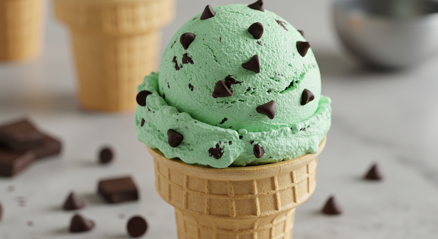 Mint Chocolate Chip Ice Cream