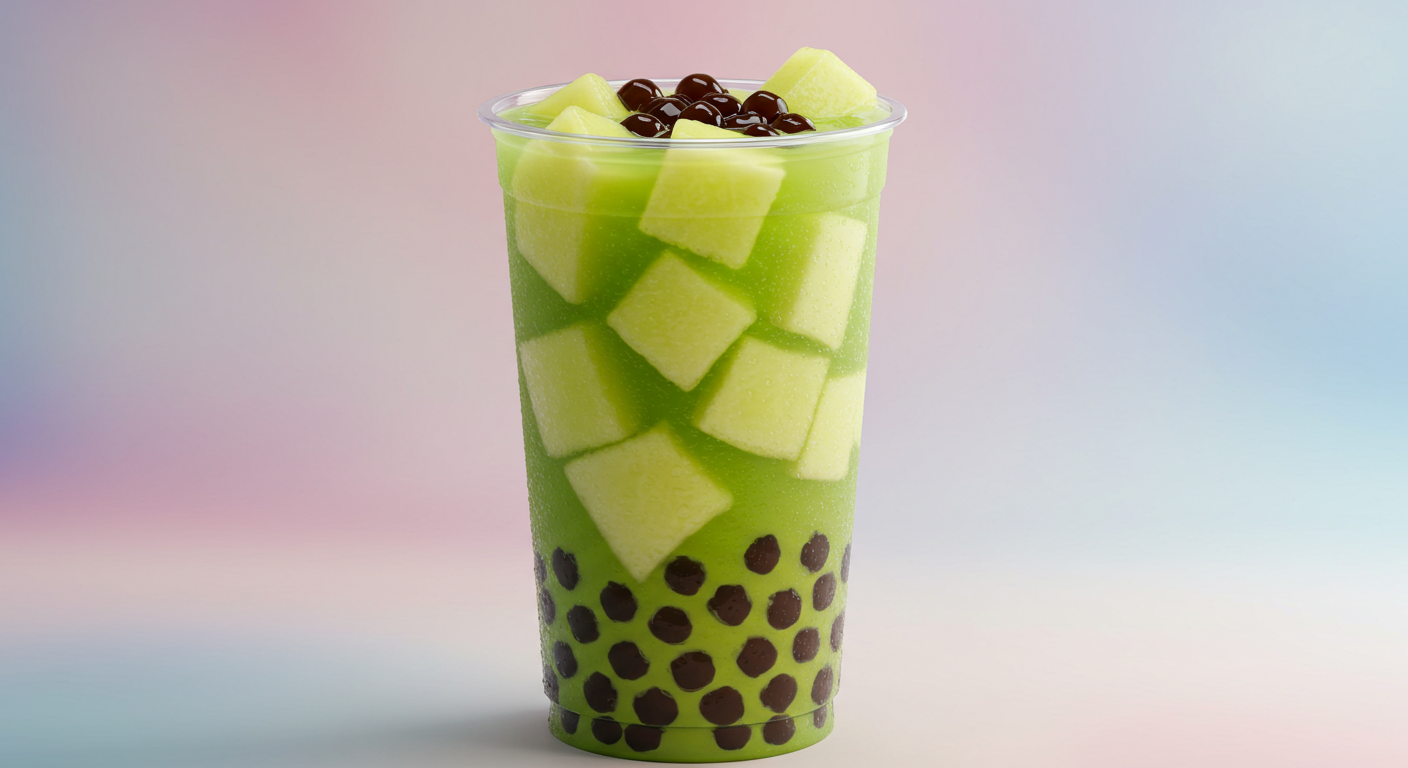 Honeydew Bubble Tea