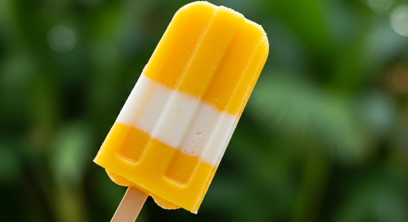 Mango Coconut Ice Pop