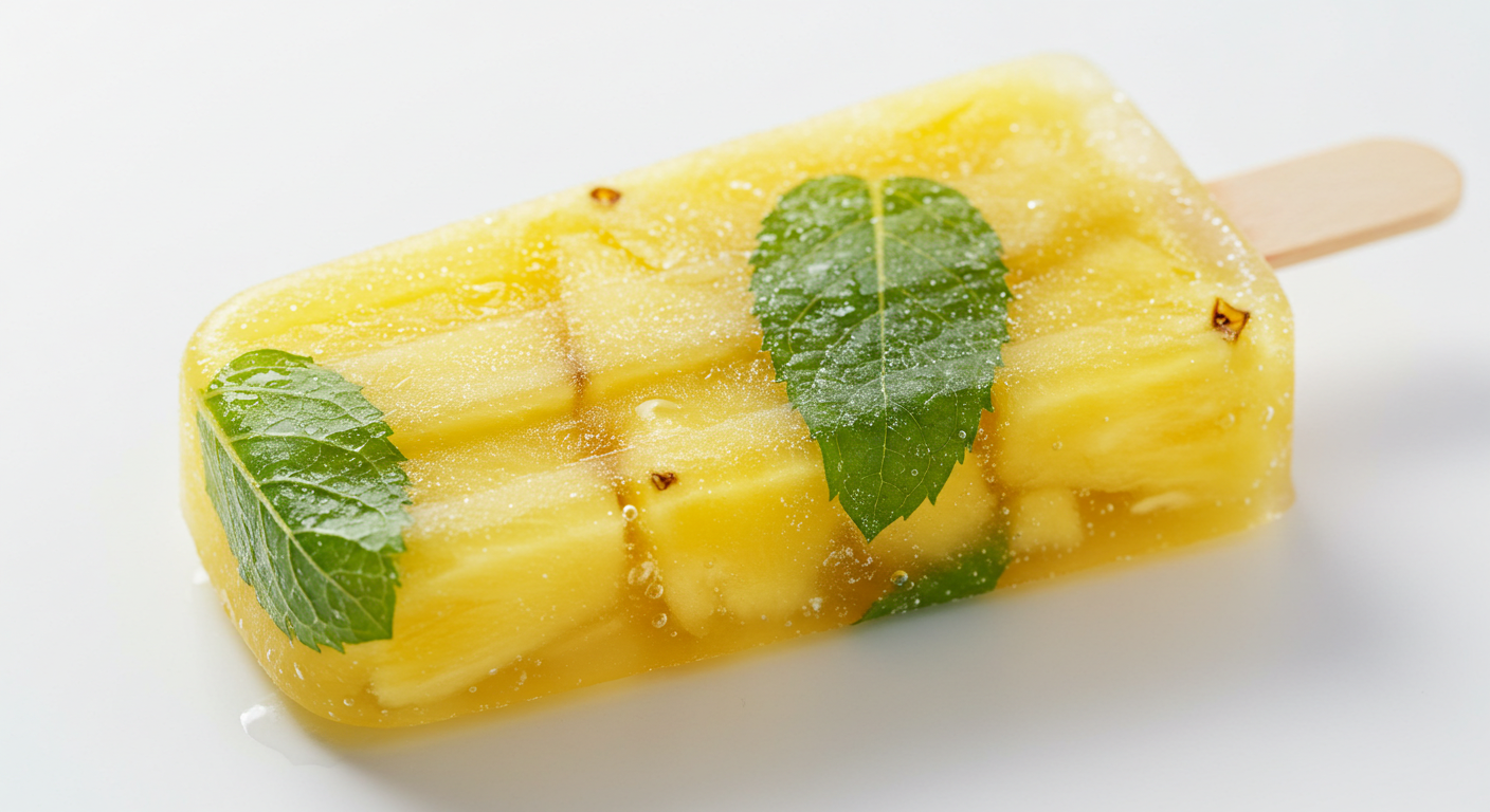Pineapple Mint Ice Pop