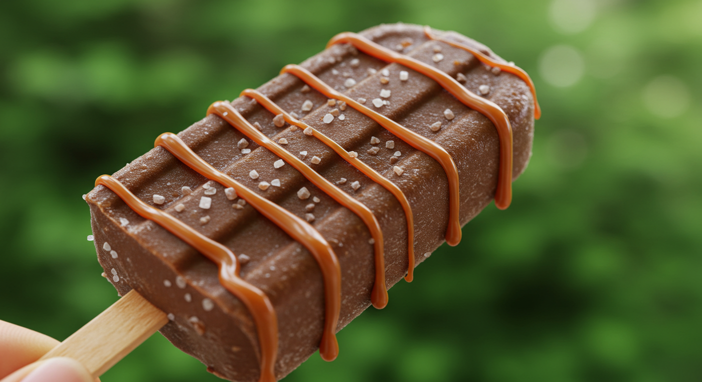 Salted Caramel Espresso Ice Pop